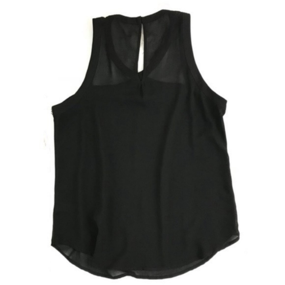 Nordstrom Bellatrix Embellished Black Top Size M - Picture 3 of 5